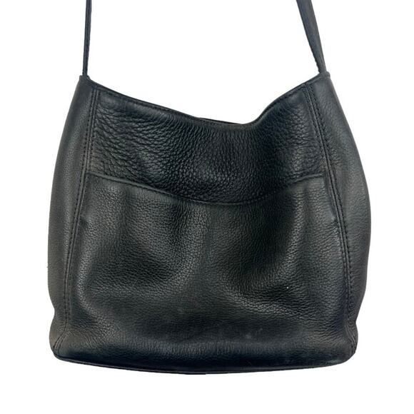 Vintage Coach Pebbled Leather 4920 hobo over the shoulder bag 3 sections - Picture 1 of 15